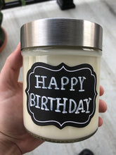 Load image into Gallery viewer, Hand-Written Personal Message Candle