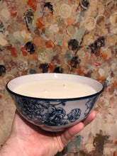 Load image into Gallery viewer, Floral Bowl Decor Candle