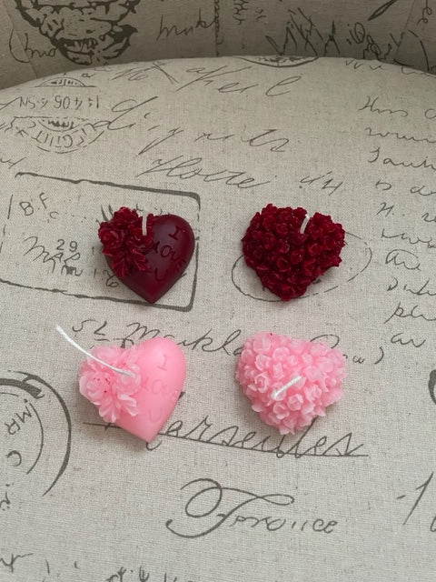 Little Heart Candles 2 Pack