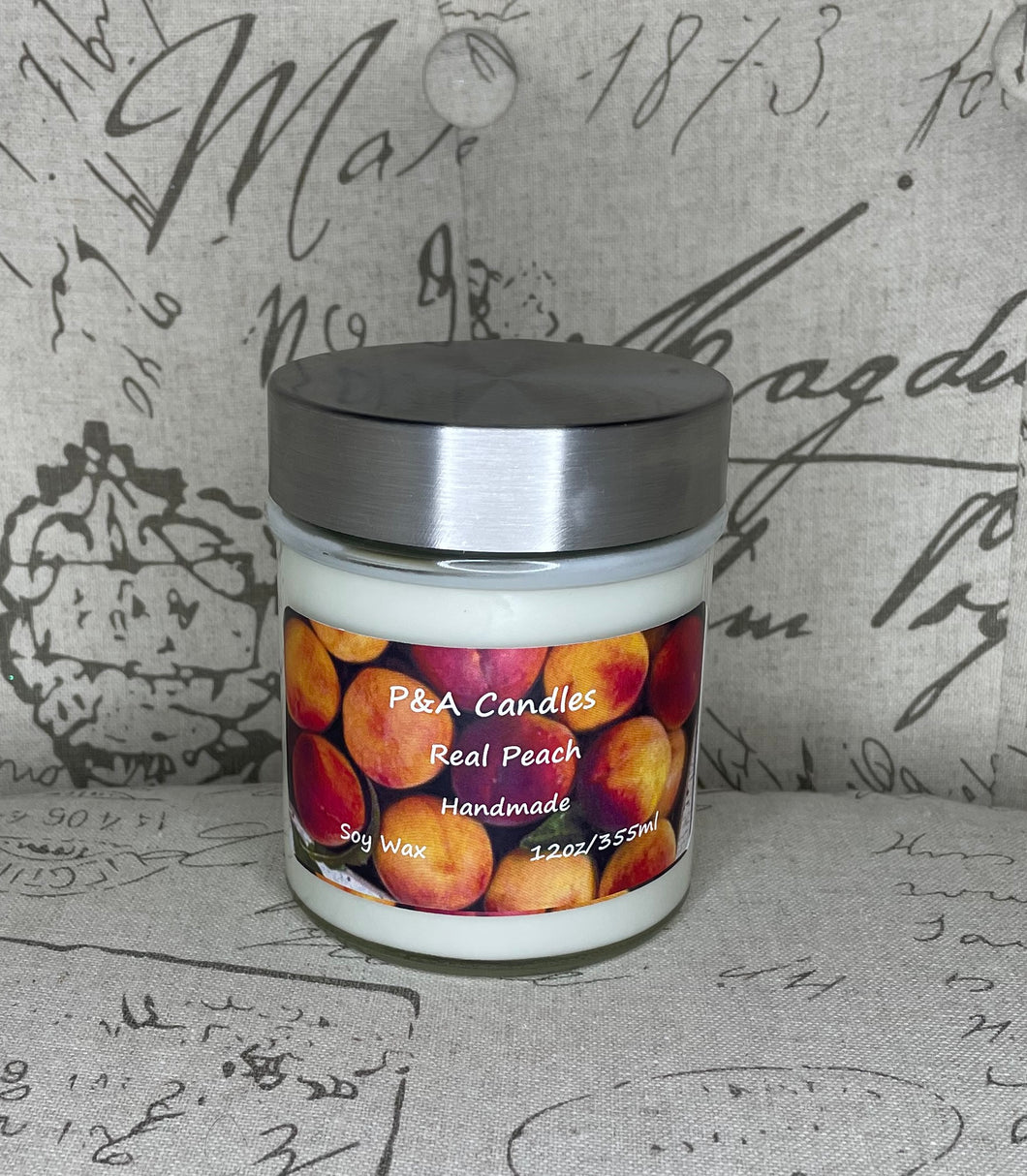 Real Peach Candle